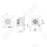 Центробежный вентилятор ebmpapst K3G250PR04H2