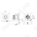 Центробежный вентилятор ebmpapst K3G280PS10J2