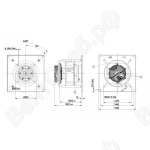 Центробежный вентилятор ebmpapst K3G310PH3802
