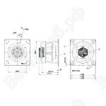 Центробежный вентилятор ebmpapst K3G450PA2371