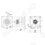 Центробежный вентилятор ebmpapst K3G500PA2371