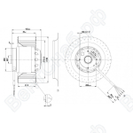 Центробежный вентилятор ebmpapst R2D160AF2827