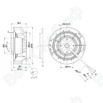 Центробежный вентилятор ebmpapst R2E133RA0301
