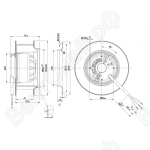 Центробежный вентилятор ebmpapst R2S133AE1743
