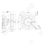 Центробежный вентилятор ebmpapst R2S150AB0838