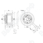Центробежный вентилятор ebmpapst R3G140AF2316