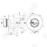 Центробежный вентилятор ebmpapst R3G310AX5290