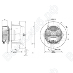 Центробежный вентилятор ebmpapst R3G310AX5421