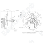 Электродвигатель ebmpapst R2A150-A4-4218i Вентилятор