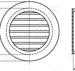 Схема. Вентиляционные решетки IGC, наружные