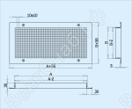 Габаритные размеры решетки Р-С