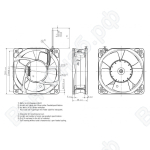 Вентилятор компактный ebmpapst 4118 N/2 H4PU_1