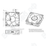 Вентилятор компактный ebmpapst 4318 N/2HP_1