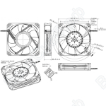 Вентилятор компактный ebmpapst 4412 FN/2HP_1