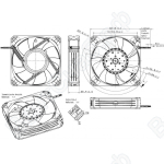 Вентилятор компактный ebmpapst 4414 FN/2 HP - 183_1