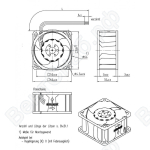 Вентилятор компактный ebmpapst 612 J/2 H_1