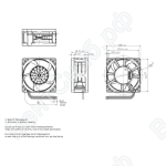 Вентилятор компактный ebmpapst 8212 JH3R_1