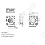 Вентилятор компактный ebmpapst 8218 J/2H3~S-Force_1