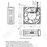 Вентилятор компактный ebmpapst 8312 N/2 HP_1