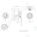 Вентилятор компактный ebmpapst RER 133-41/14/2 TDMP_1