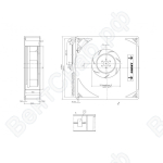 Вентилятор компактный ebmpapst RG 160-28/18 NU_1