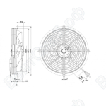 Осевой вентилятор ebmpapst S2D250AI0215
