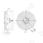 Осевой вентилятор ebmpapst S2D300AP0231