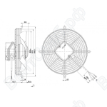 Осевой вентилятор ebmpapst S2E250AF0612