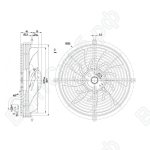 Осевой вентилятор ebmpapst S2E250AM0601