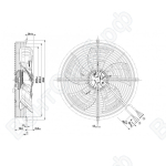 Осевой вентилятор ebmpapst S3G300AK1332