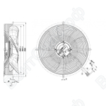 Осевой вентилятор ebmpapst S3G500AF4851