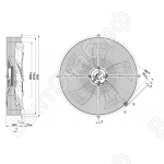 Осевой вентилятор ebmpapst S3G630AC5251