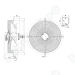 Осевой вентилятор ebmpapst S4D400AS0465