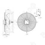 Осевой вентилятор ebmpapst S4D420BU0231