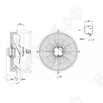 Осевой вентилятор ebmpapst S4D450AO1401