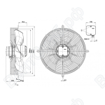 Осевой вентилятор ebmpapst S4D450AO1402
