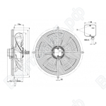 Осевой вентилятор ebmpapst S4D500BM0302