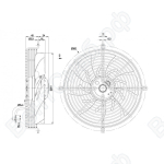 Осевой вентилятор ebmpapst S4E250AI0201