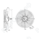 Осевой вентилятор ebmpapst S4E300AS7231