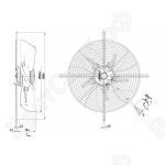 Осевой вентилятор ebmpapst S4E300BR2643