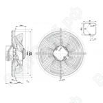 Осевой вентилятор ebmpapst S4E300BS7240