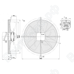 Осевой вентилятор ebmpapst S4E315AC0809