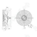 Осевой вентилятор ebmpapst S4E350AN0230