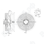 Осевой вентилятор ebmpapst S4E350AN0248_1