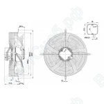 Осевой вентилятор ebmpapst S4E350AN1943
