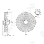 Осевой вентилятор ebmpapst S4E400AQ1258