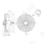 Осевой вентилятор ebmpapst S4E400AS0251
