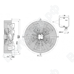 Осевой вентилятор ebmpapst S6D560AJ0302