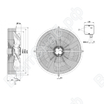 Осевой вентилятор ebmpapst S6D630AN0102