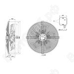 Осевой вентилятор ebmpapst S6D710BH0102